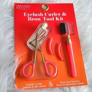 Precision Beauty Eyelash Curler & Brow Tool Kit - NWT Sealed